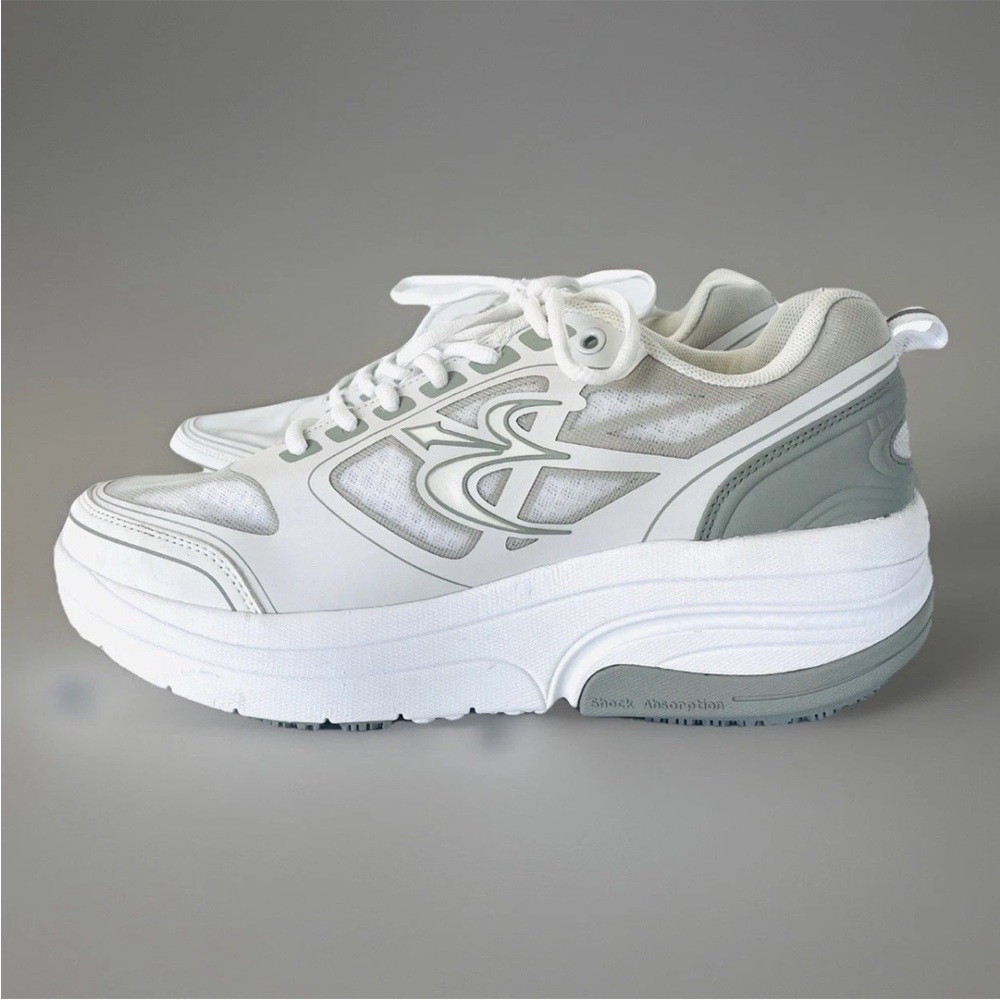 Gravity Defyer Ion White Athletic Shoes Women's Sz 11 Heel Pain Relief-WORN ONCE - Picture 4 of 11